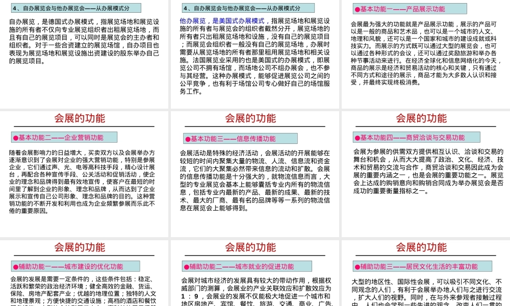 会展经济与管理教学PPT课件.ppt