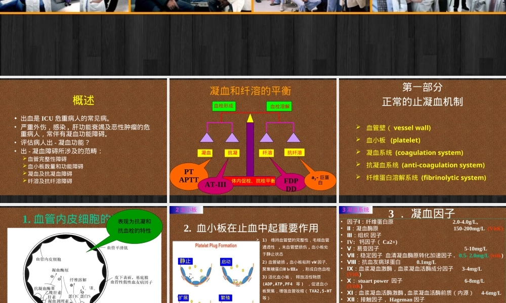 危重患者凝血功能检查与解读PPT课件.ppt