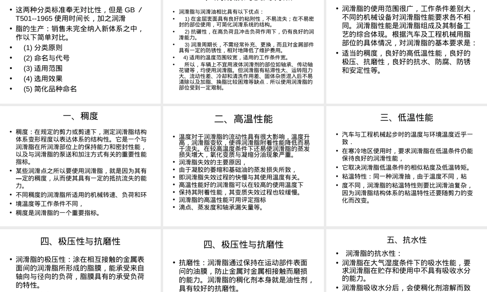 汽车运行材料PPT课件,车用润滑脂教学PPT课件.ppt