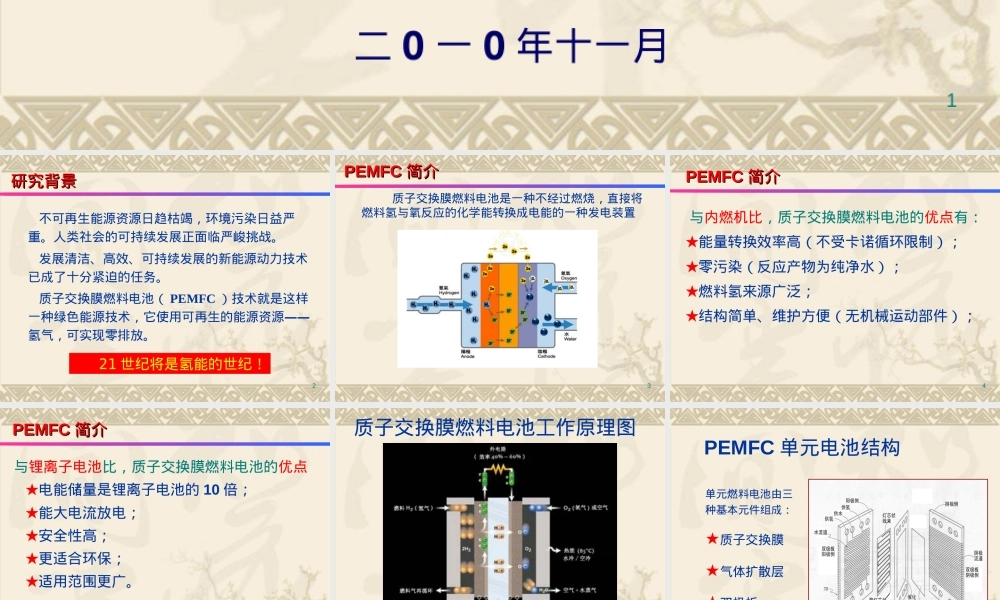 质子交换膜燃料电池教学PPT课件.ppt