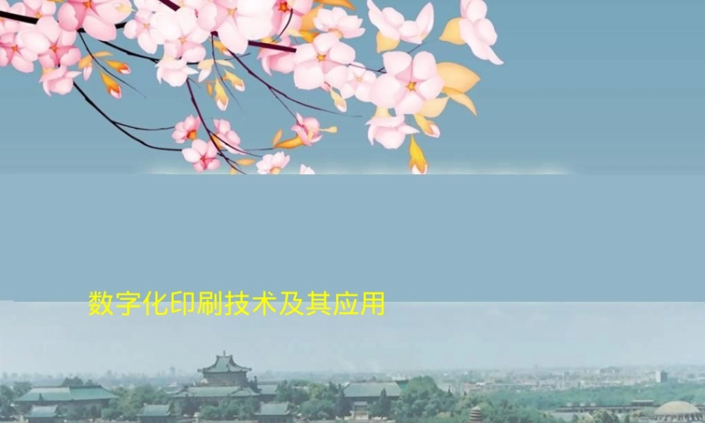 数字化印刷技术及其应用ppt课件.ppt
