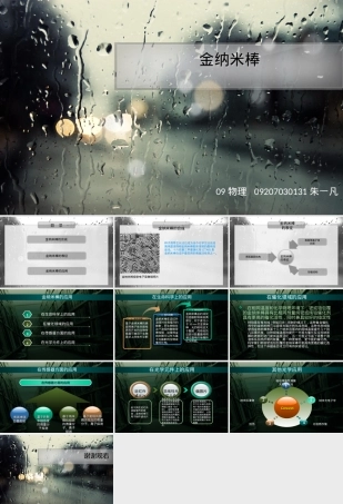 金纳米棒材料特性与应用教学PPT课件.ppt