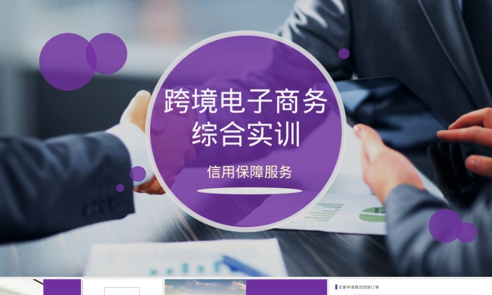 跨境电子商务订单管理PPT课件.ppt