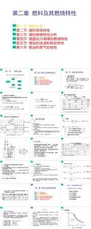 燃料及其燃烧特性教学PPT课件.ppt