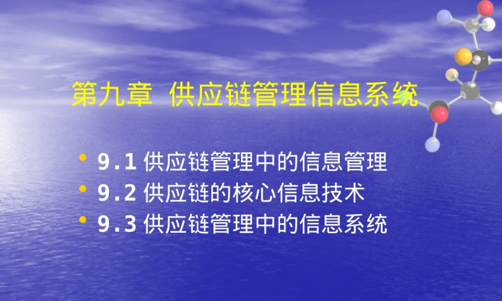 供应链管理信息系统教学PPT课件.pptx