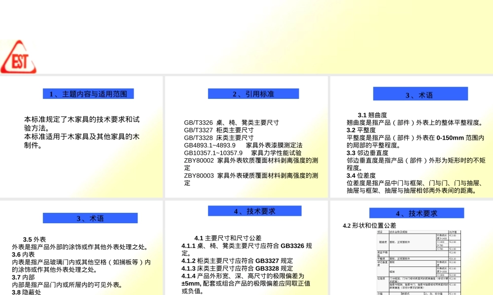 家具设计木家具通用技术条件PPT课件.pptx
