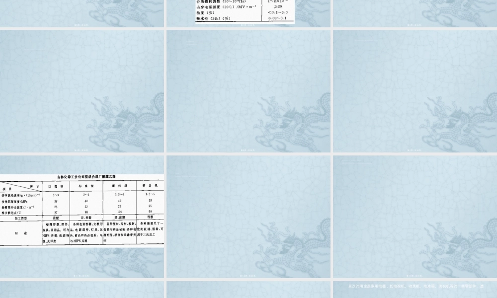 塑料材料聚苯乙烯教学PPT课件.ppt