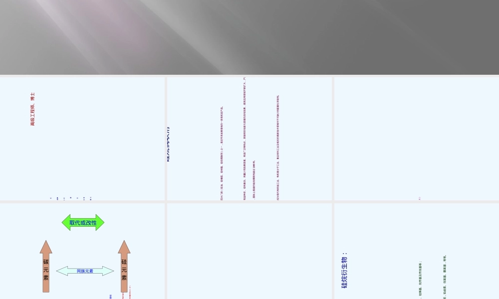 硅烷偶联剂及其应用PPT课件.ppt