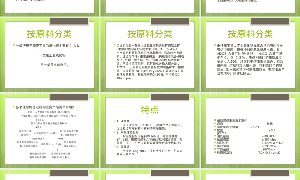 氧化铝陶瓷材料分析PPT课件.ppt