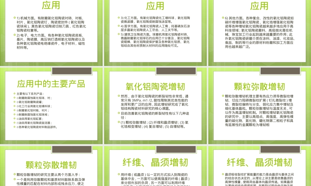 氧化铝陶瓷材料分析PPT课件.ppt