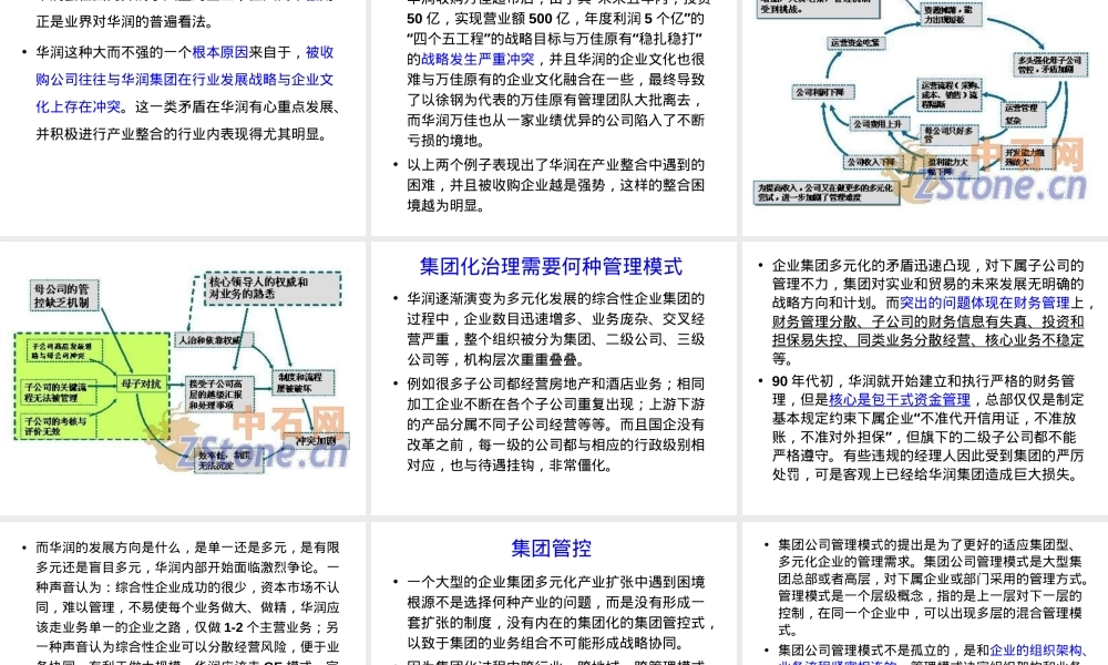 华润集团战略协同管理实践PPT课件.ppt