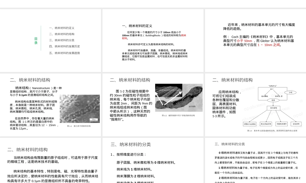 纳米材料及其分类PPT课件.ppt