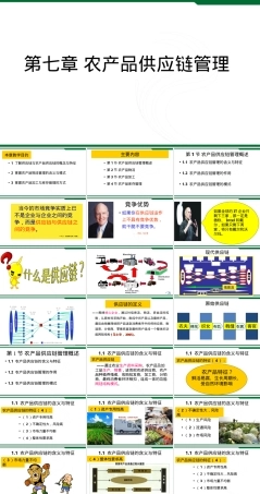 农产品供应链管理概述,农产品供应链管理PPT课件.ppt