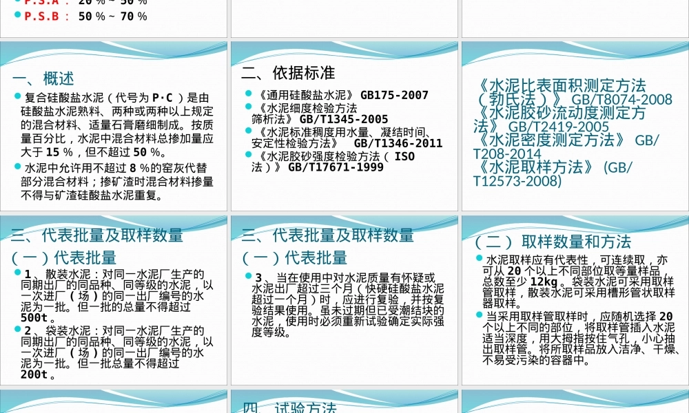 建筑检测水泥胶凝材料PPT课件.pptx