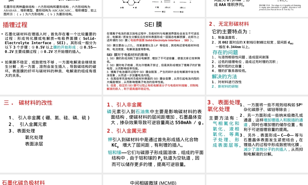 锂离子动力电池负极材料PPT课件.ppt