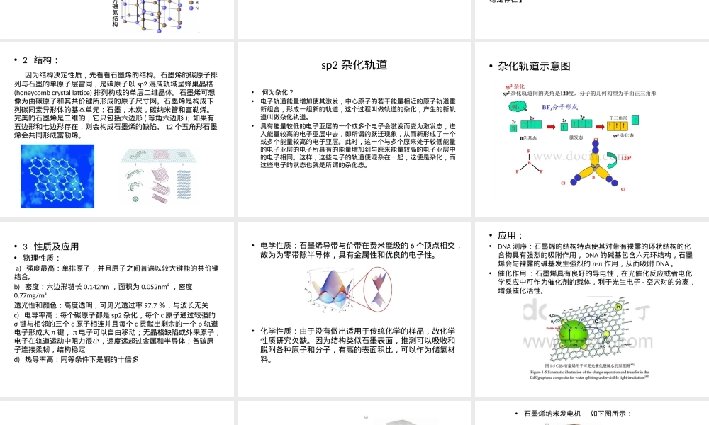 类石墨烯二维材料教学PPT课件.pptx