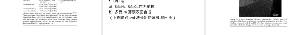 类石墨烯二维材料教学PPT课件.pptx