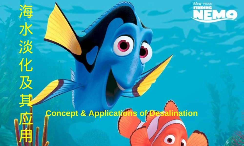 海水淡化及其应用PPT课件.ppt