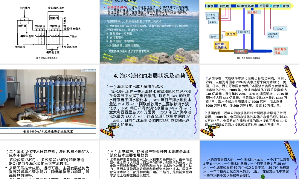 海水淡化及其应用PPT课件.ppt