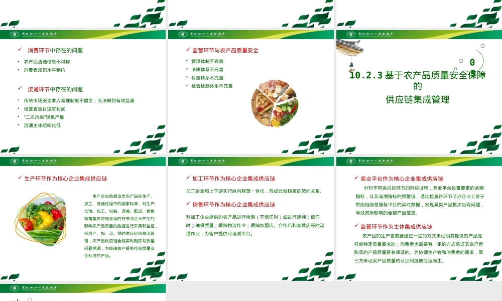 农产品质量安全标准供应链管理PPT课件.pptx