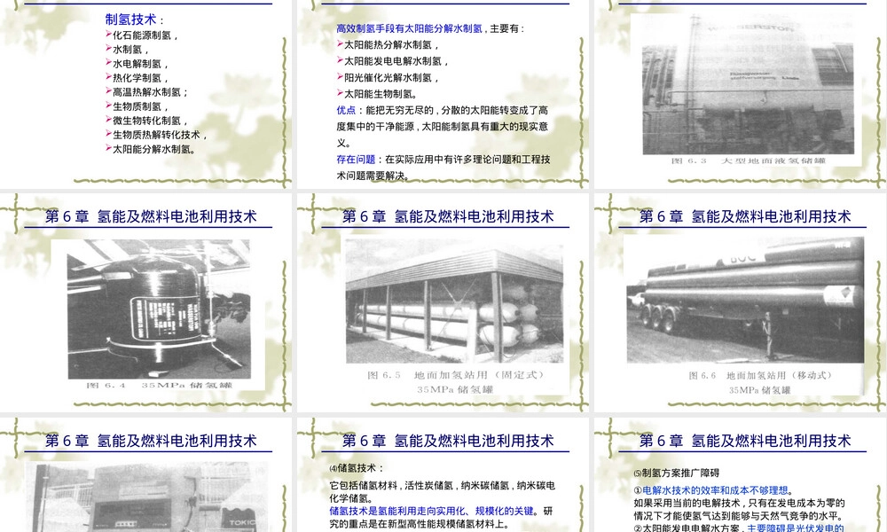 第6章氢能及燃料电池利用技术教学PPT课件.ppt