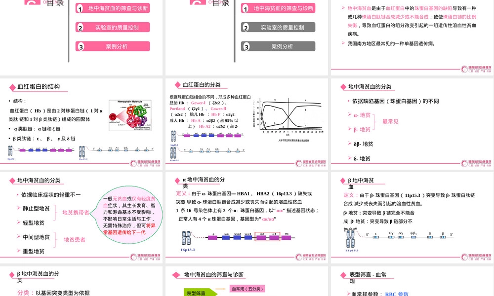 地中海贫血筛查与基因检测质控PPT课件.pptx