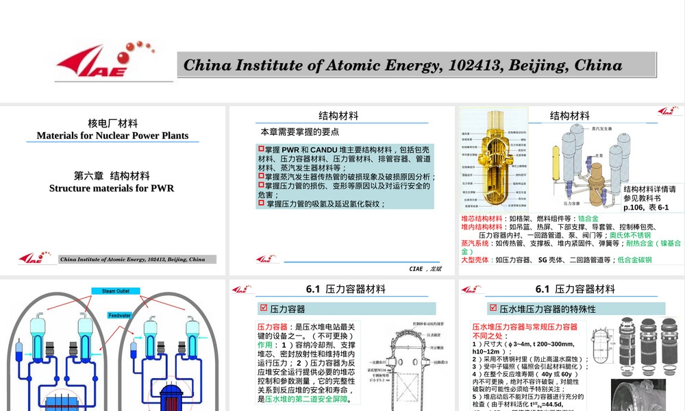CANDU堆结构材料教学PPT课件.ppt