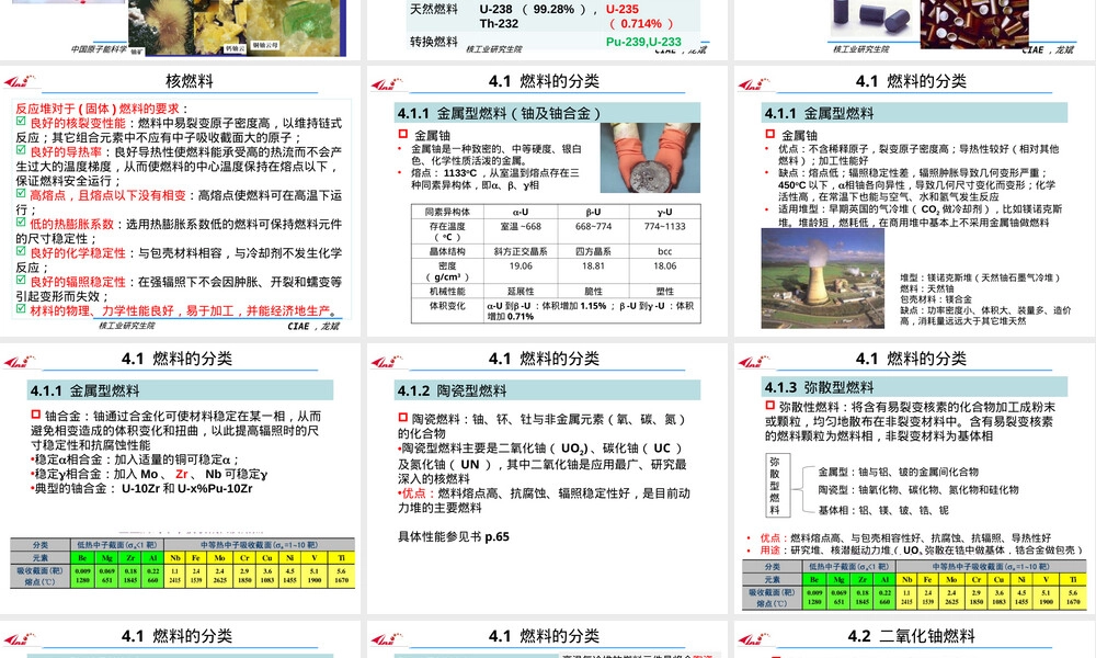 CANDU堆核燃料材料教学PPT课件.ppt