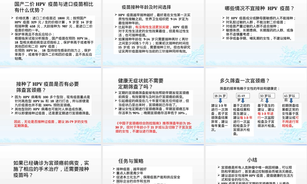 HPV疫苗与宫颈癌筛查科普PPT课件.pptx