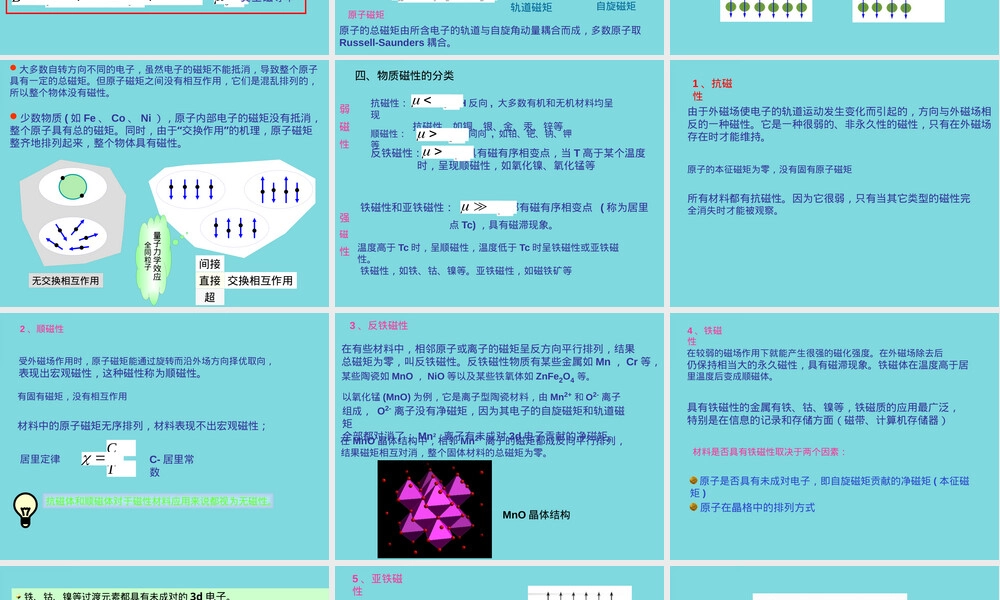 材料的磁性教学PPT课件.pptx
