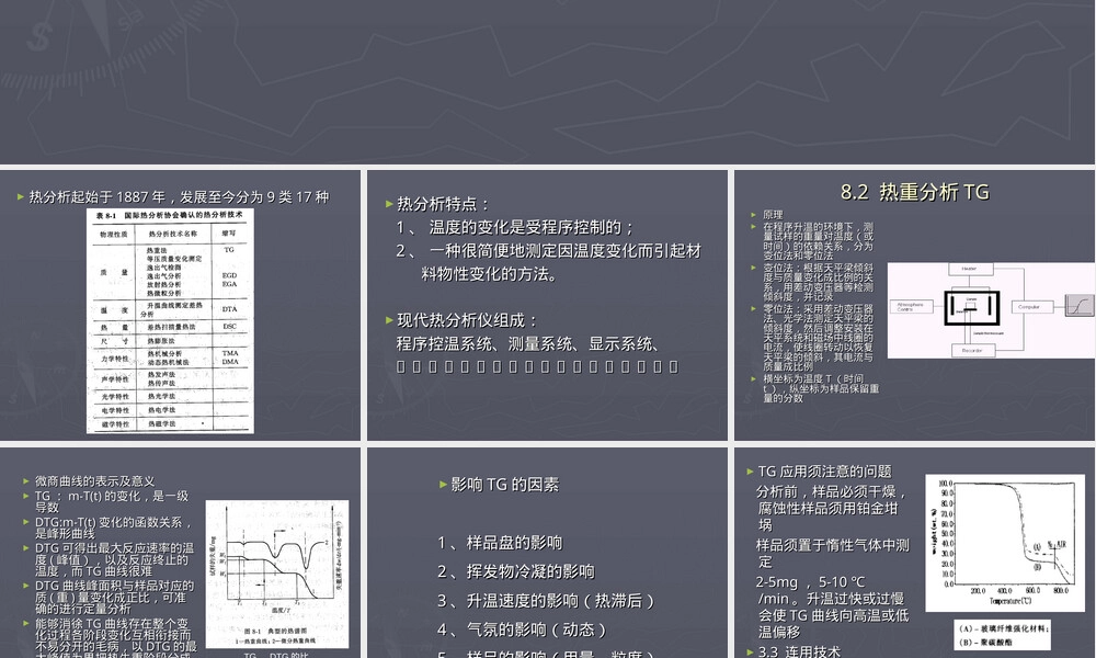 第8章材料热分析教学PPT课件.ppt