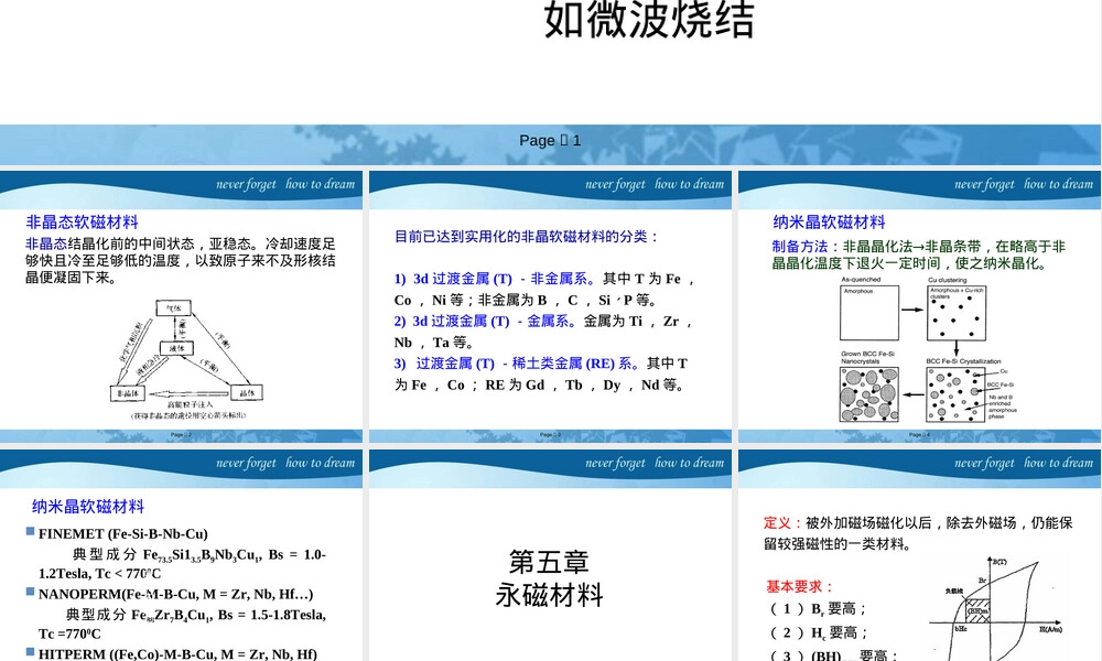 磁性材料与器件永磁材料教学PPT课件.ppt