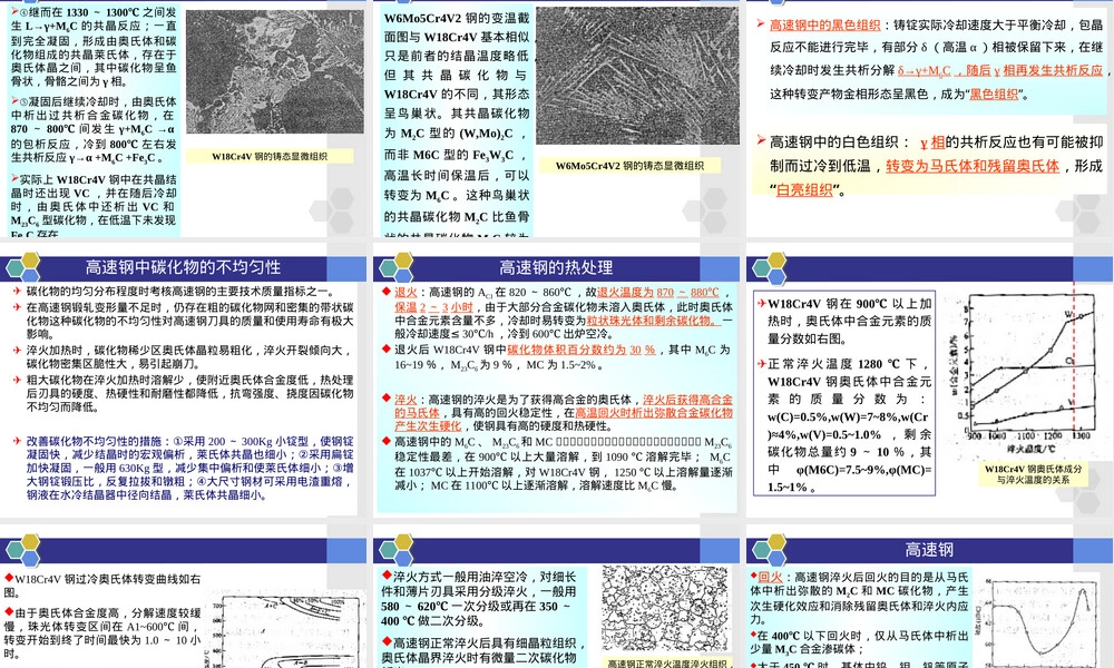 高性能金属结构材料工具钢PPT课件.ppt