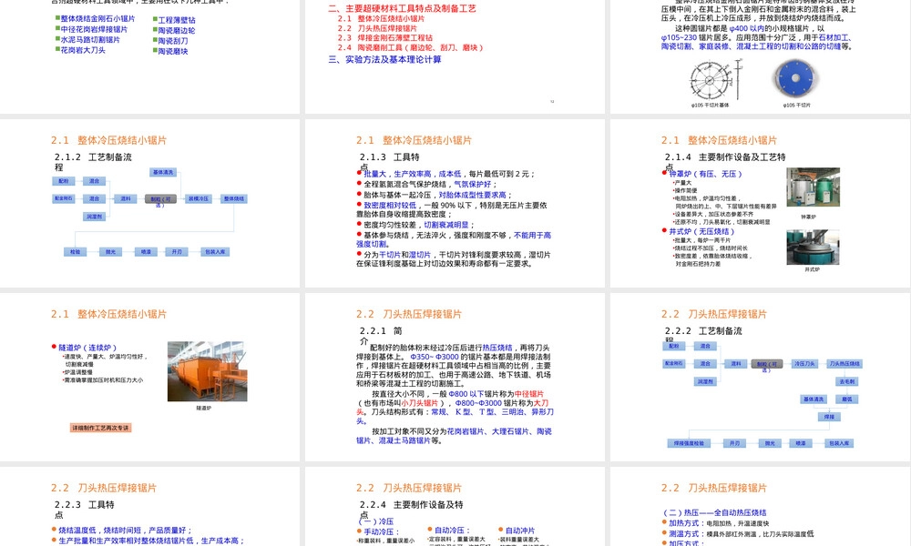 常用金属结合剂超硬材料工具制备工艺PPT课件.pptx