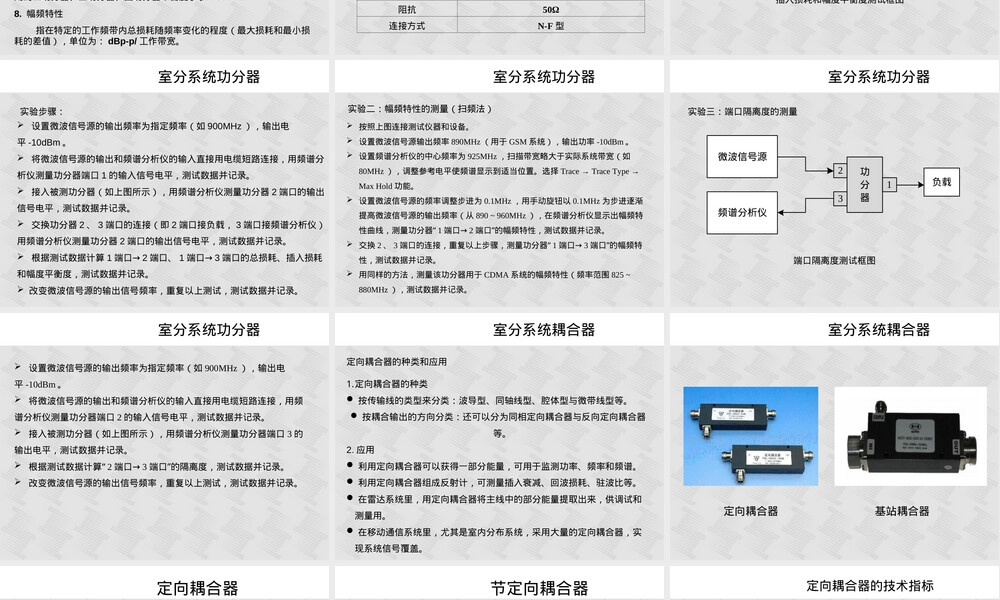 第三章功分器与耦合器教学PPT课件.ppt