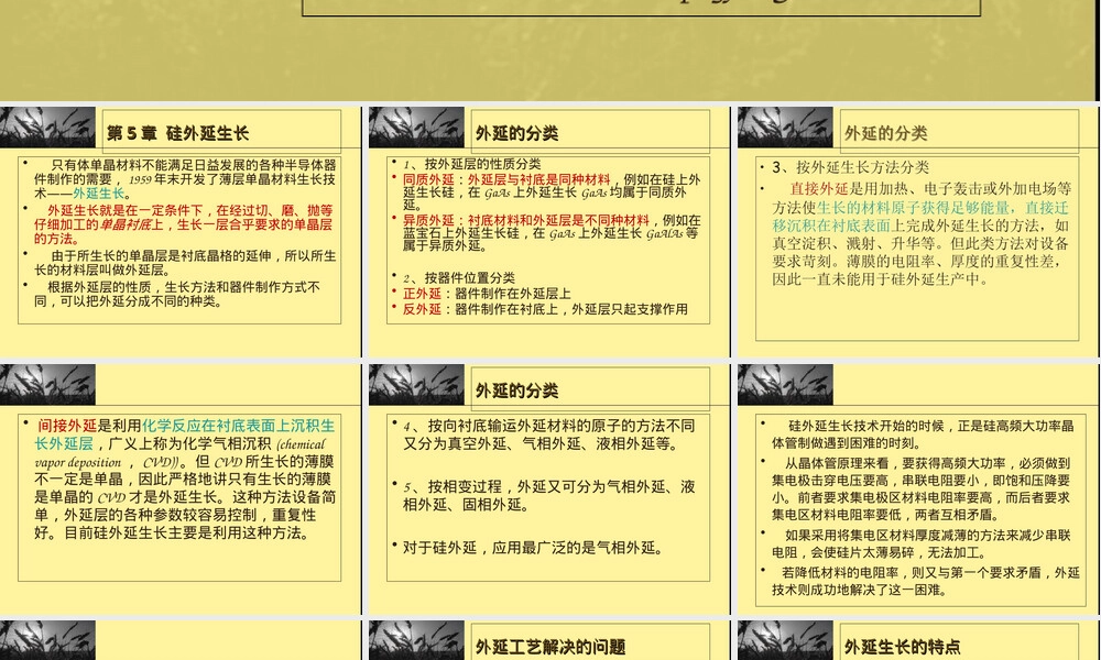 半导体材料硅外延生长教学PPT课件 副本1.ppt