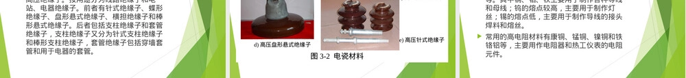 常用绝缘材料导电材料教学PPT课件.ppt