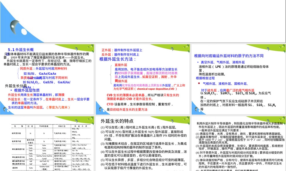 半导体材料硅外延生长教学PPT课件.pptx