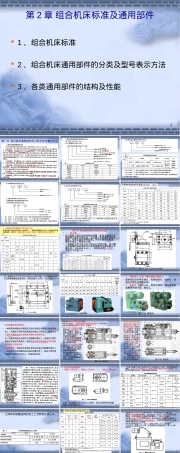 第2章组合机床标准及通用部件教学PPT课件.ppt