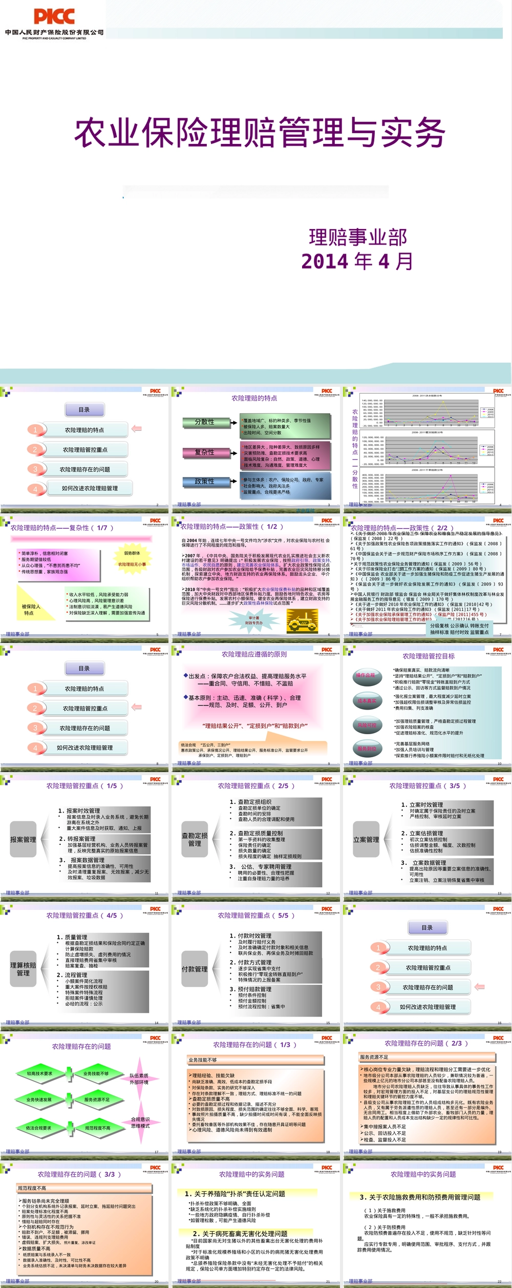 农业保险理赔管理与实务培训PPT课件.pptx