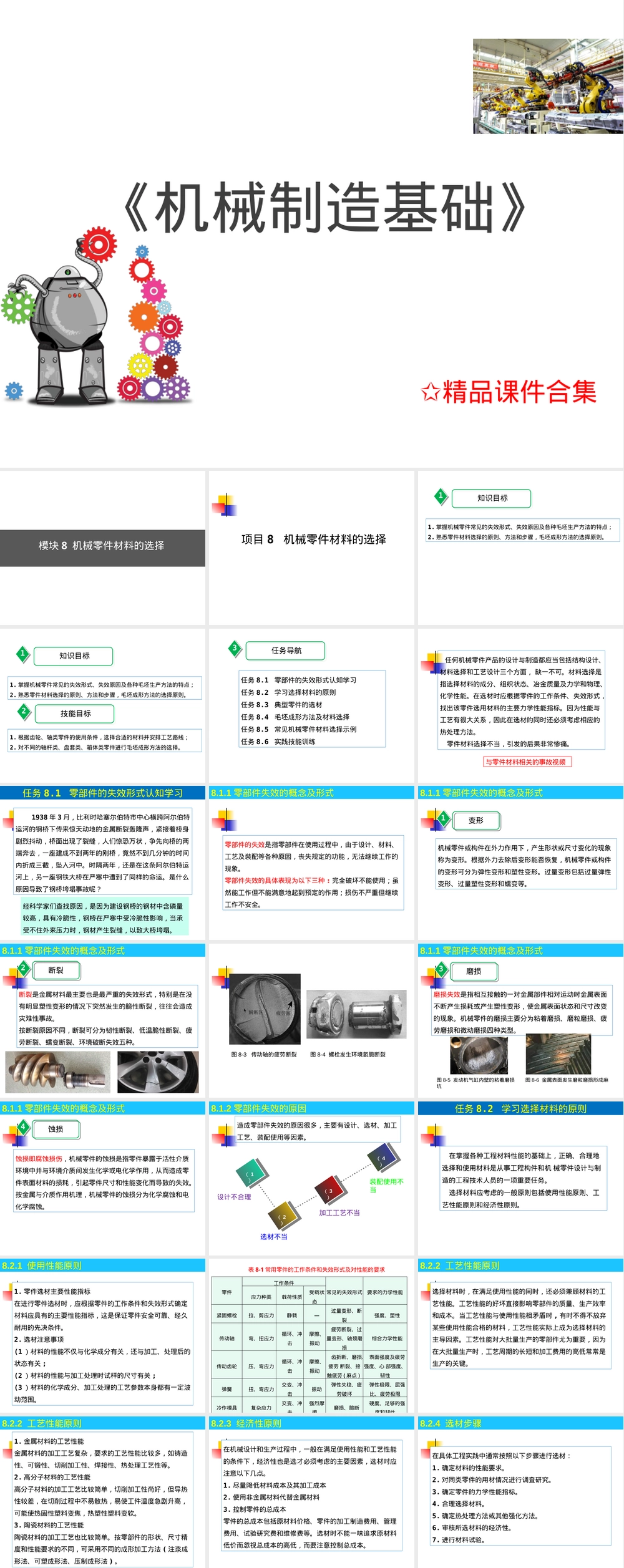 机械零件材料选择教学PPT课件.pptx