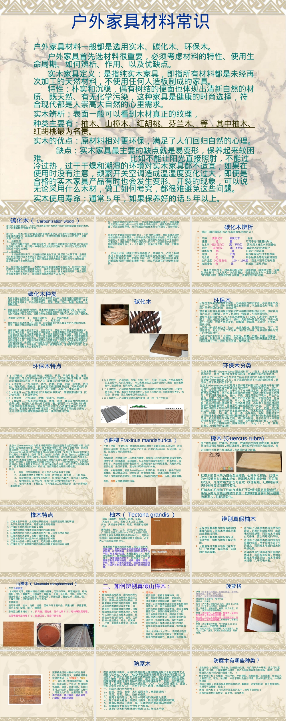 户外家具材料常识PPT课件.ppt