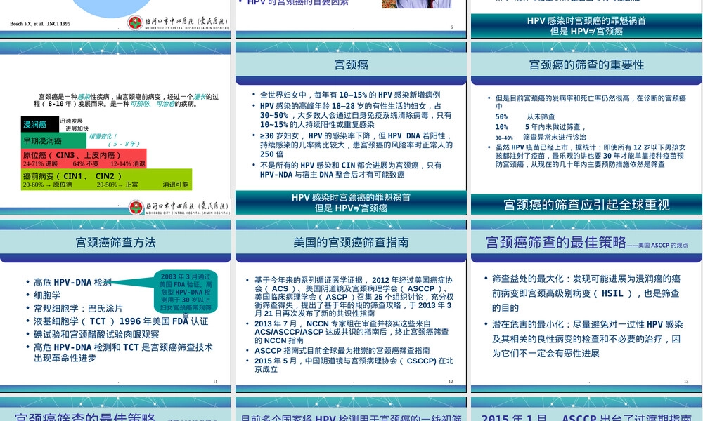 宫颈癌筛查医学教学PPT课件.ppt