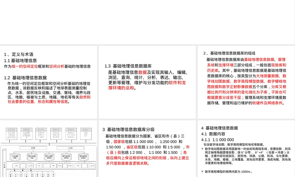 基础地理信息数据库建设与管理PPT课件.ppt