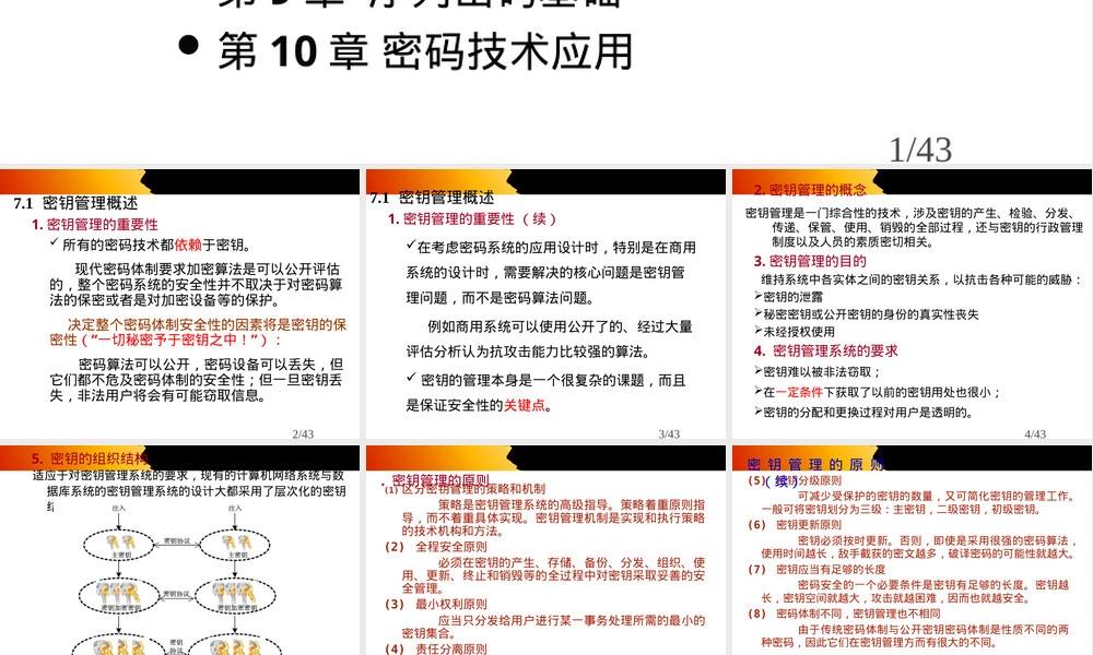 密钥管理技术PPT课件.ppt