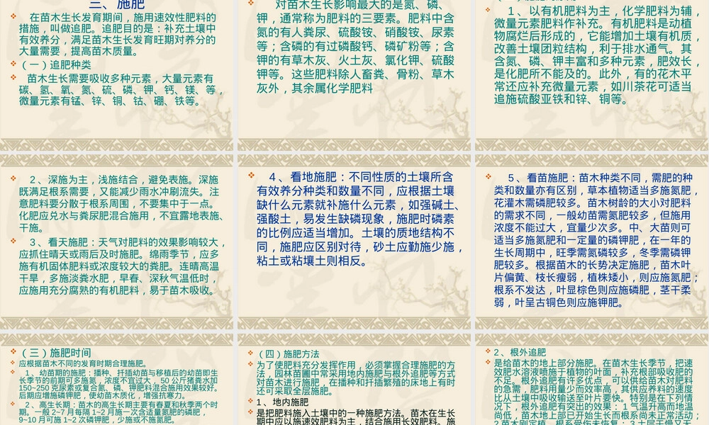 绿化苗木的抚育管理PPT课件.ppt