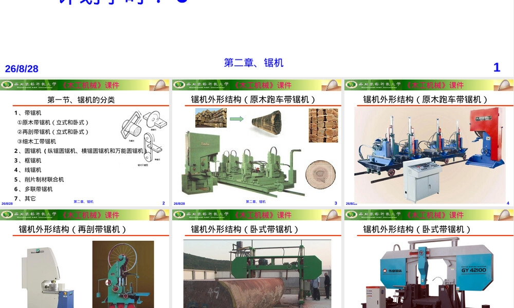 木工机械锯机教学PPT课件.ppt