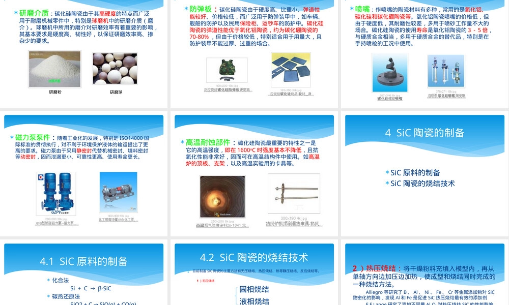 结构陶瓷SiC教学PPT课件.ppt