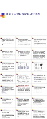 锂离子电池电极材料研究进展PPT课件.ppt