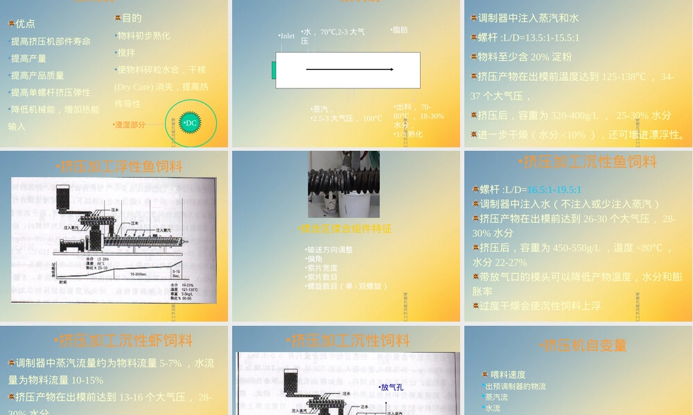 膨化饲料加工工艺及配方管理PPT课件.ppt